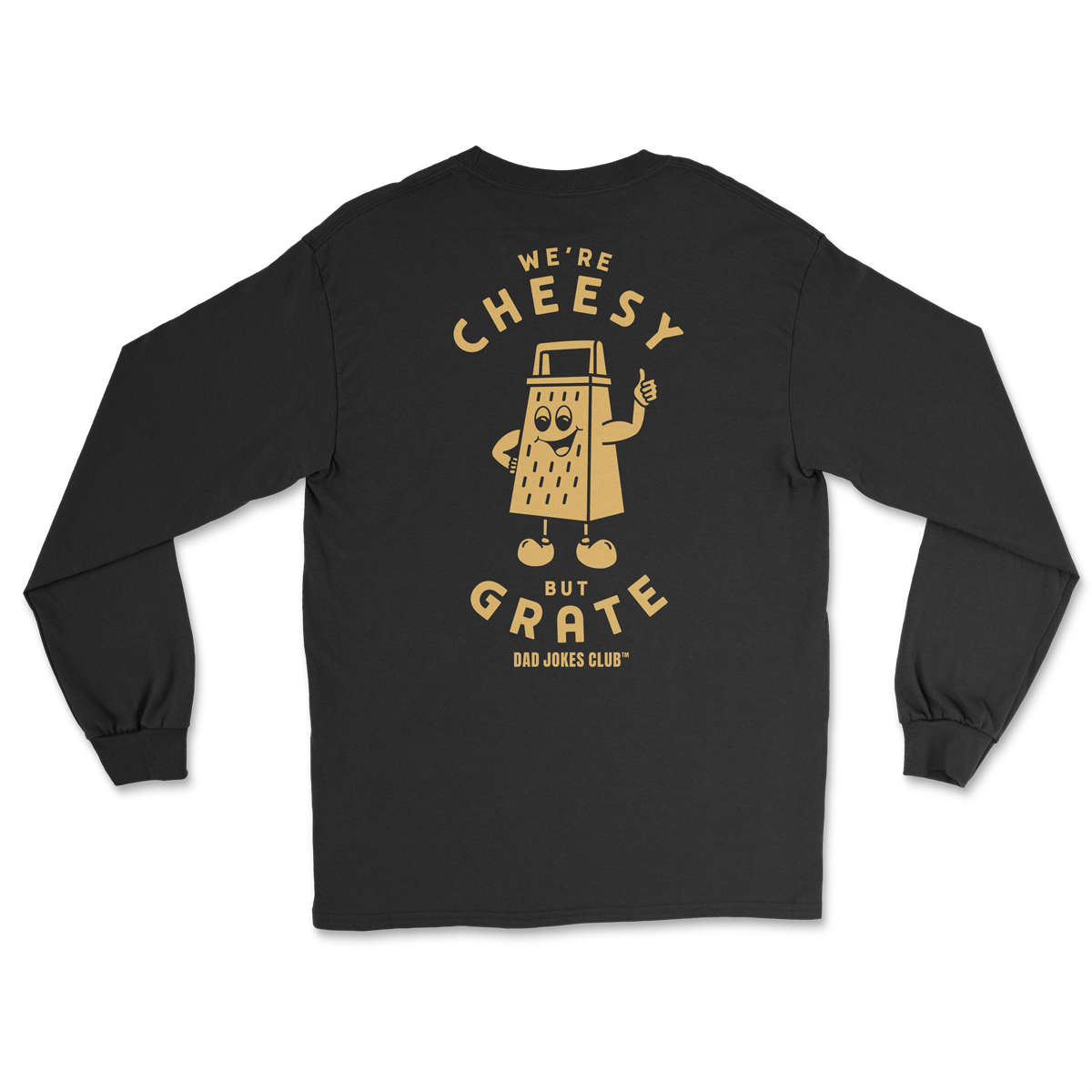 Cheesy - Men's Long Sleeve Shirt – thedadjokesclub