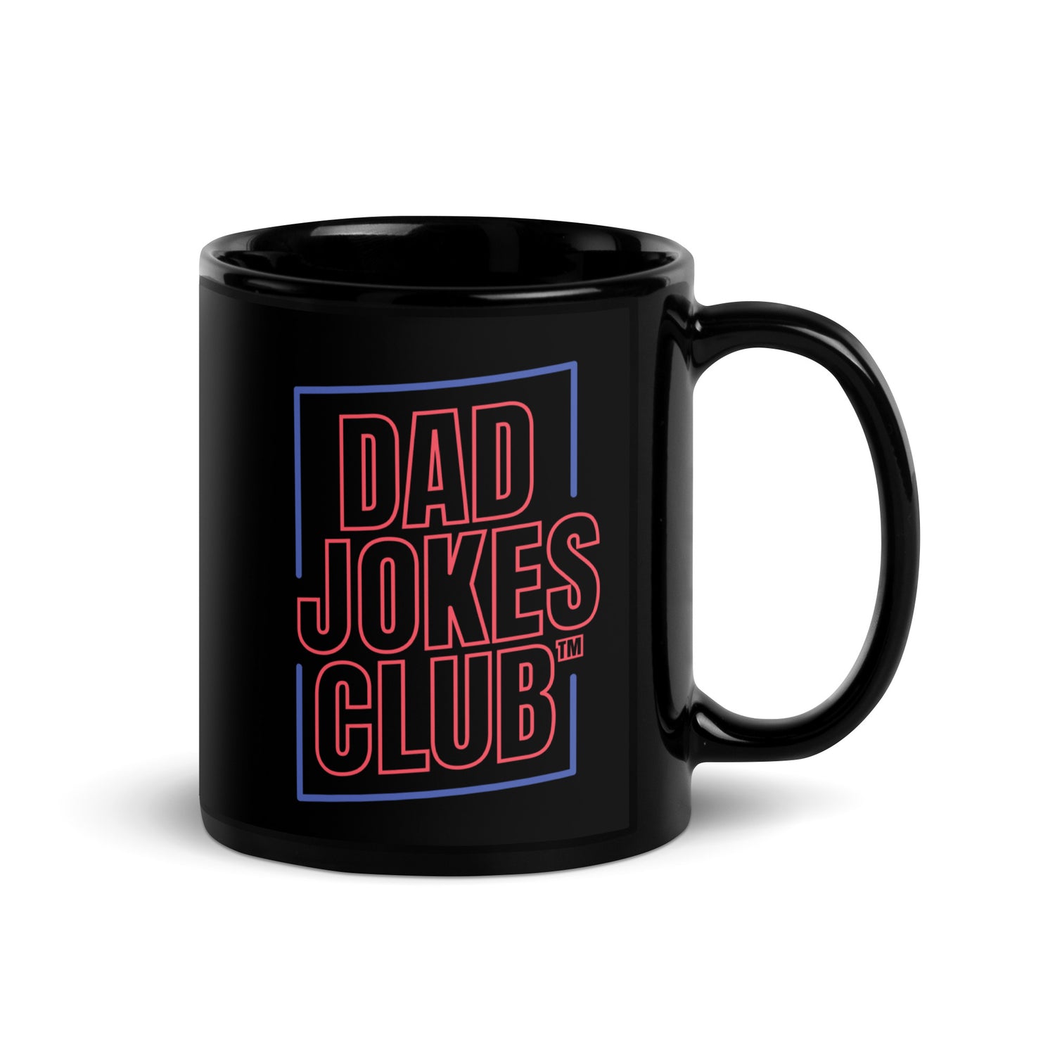 Dad Jokes Club: Neon Design Coffee Mug