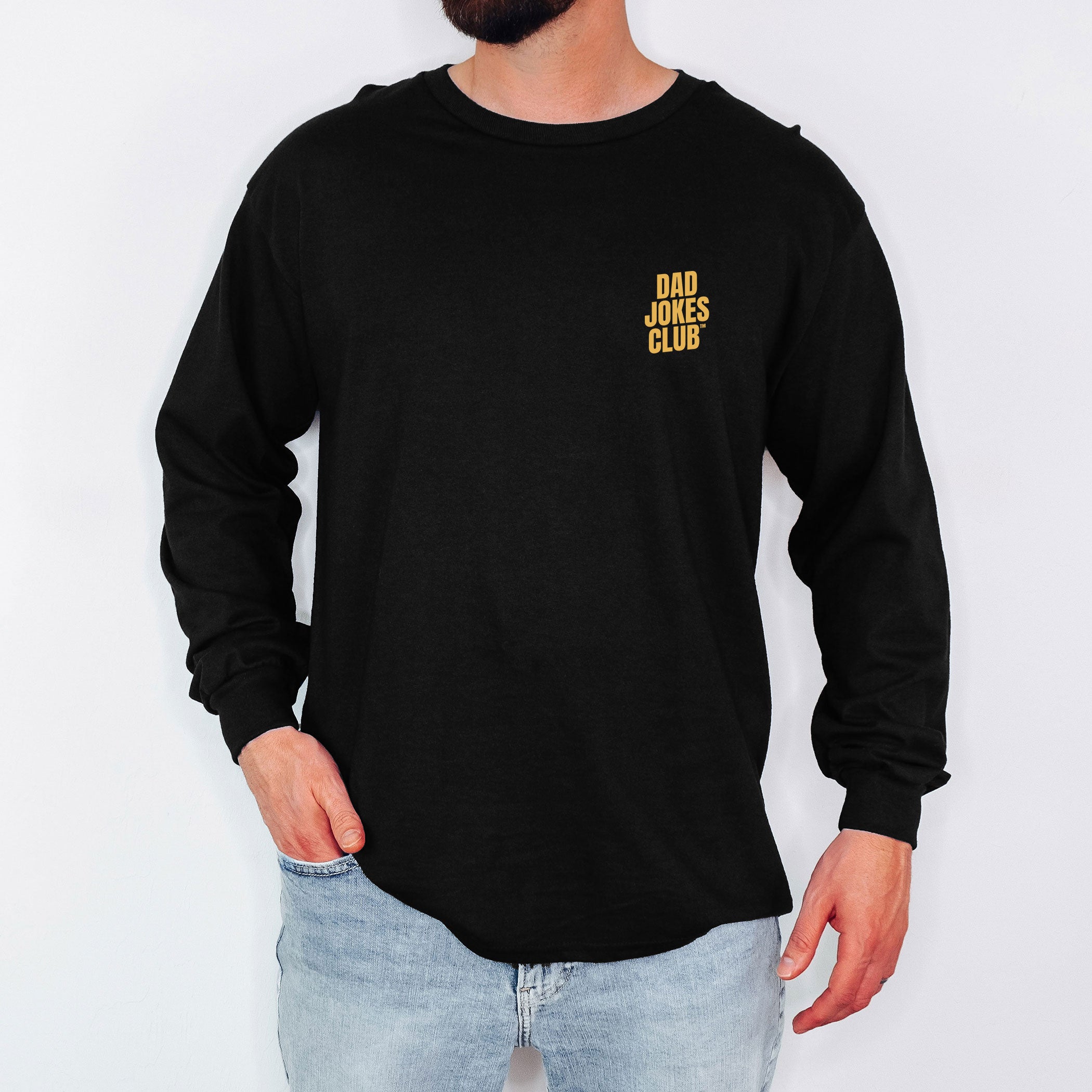 Cheesy - Men's Long Sleeve Shirt – thedadjokesclub