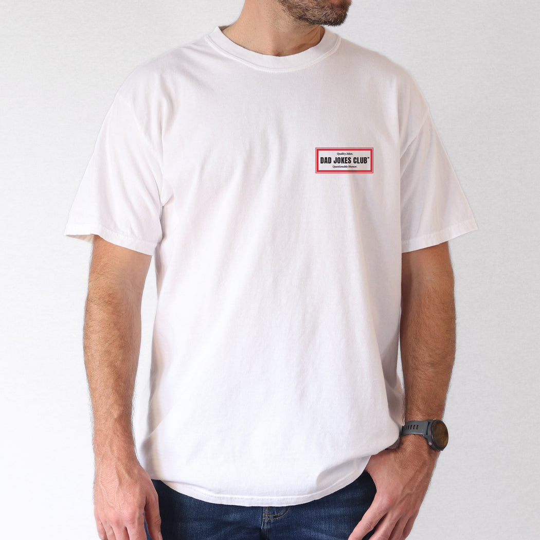 Dad Jokes Club™ T-Shirt: Quality Jokes, Questionable Humor