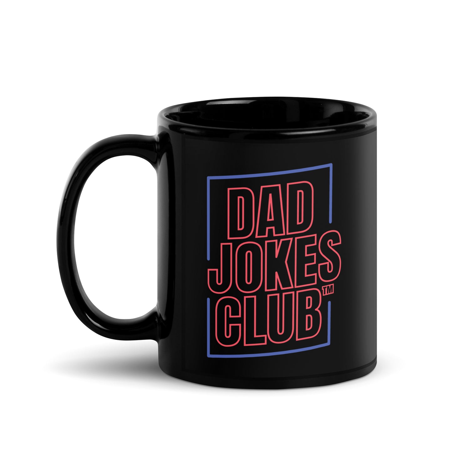 Dad Jokes Club: Neon Design Coffee Mug