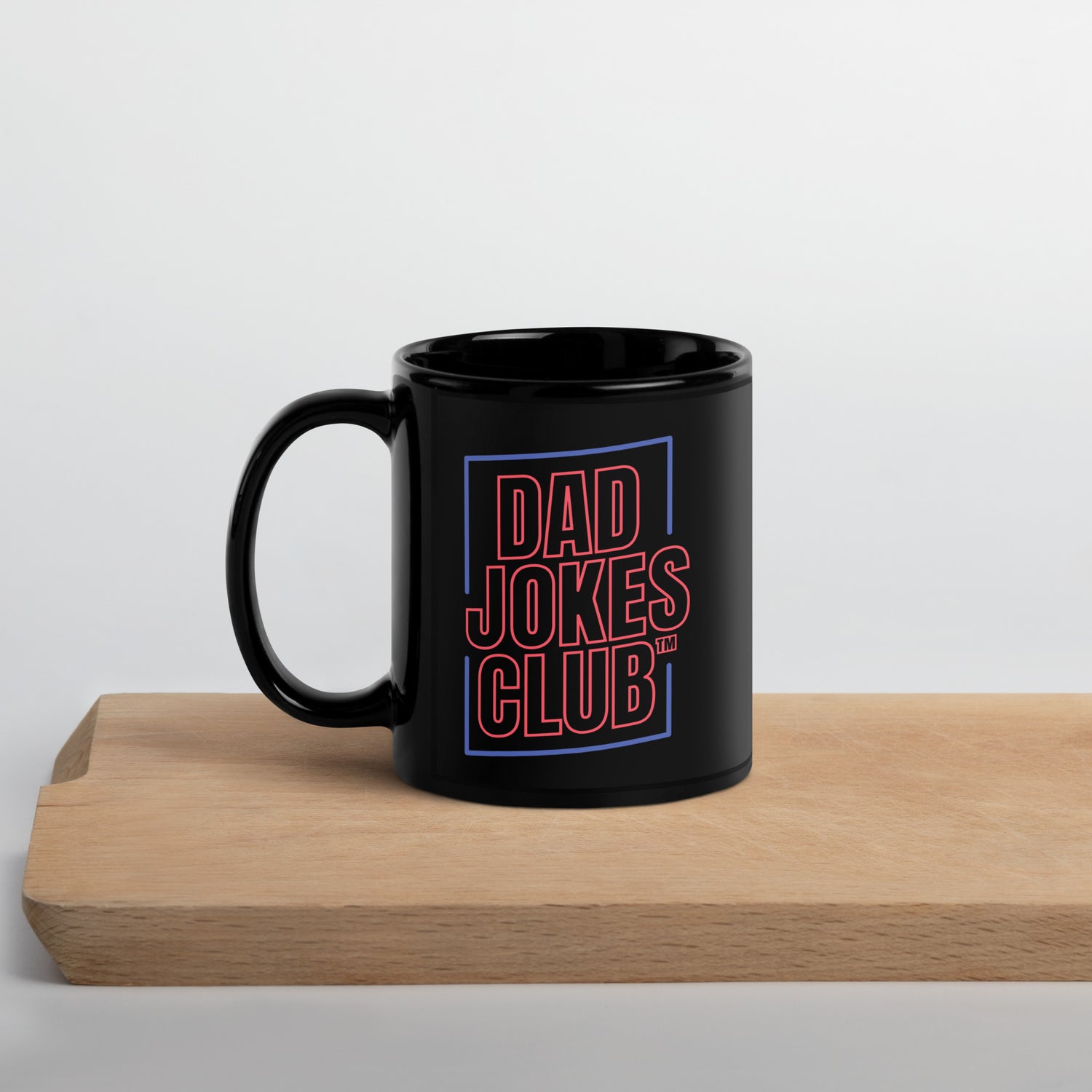 Dad Jokes Club: Neon Design Coffee Mug