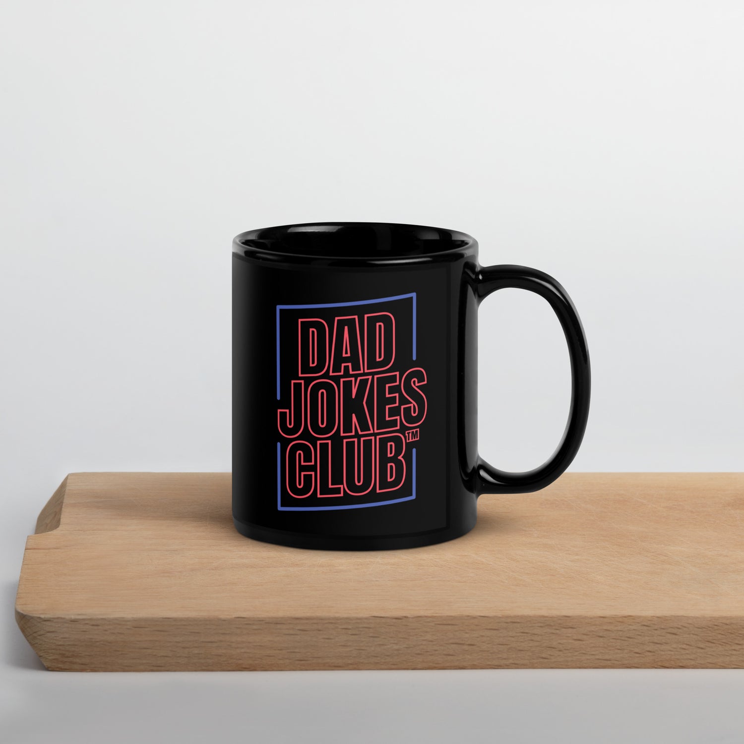 Dad Jokes Club: Neon Design Coffee Mug